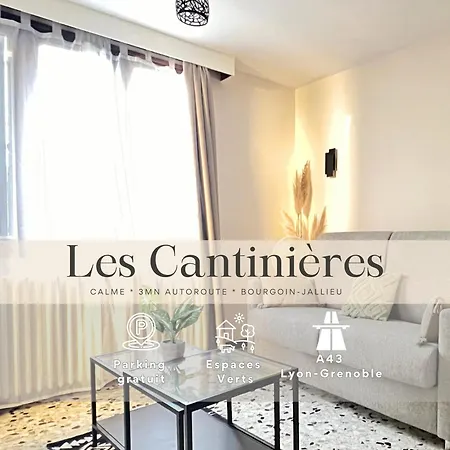 Les Cantinieres - Bourgoin Jallieu - Jardin Prive Ruy-Montceau Exterior photo